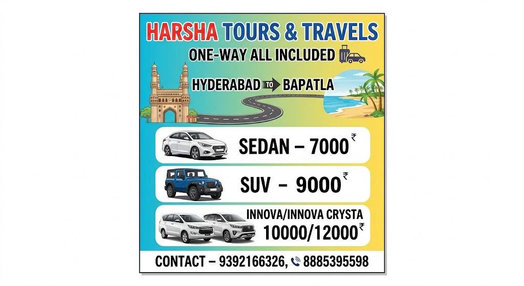 Harsha Tours & Travels - Safe, Reliable, Affordable